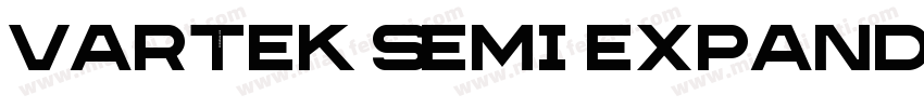 Vartek Semi Expanded Medium字体转换